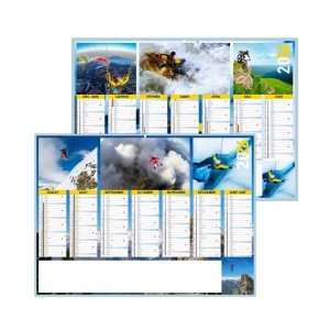 ADRENALINE 2026 - STANDARD 550 x 405 mm - CC REMBORDE - SANS MARQUAGE - 2 OEILLETS CORDON