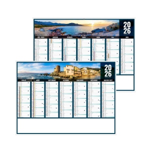 LIBERTE CORSE 2026 - STANDARD 550 x 405 mm - CC REMBORDE - SANS MARQUAGE - 2 OEILLETS CORDON