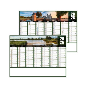 LIBERTE CENTRE-VAL-DE-LOIRE 2026 - STANDARD 550 x 405 mm - CC REMBORDE - MARQUAGE 1 COULEUR - IDENTIQUE RECTO VERSO - 1 TROU EN TETE