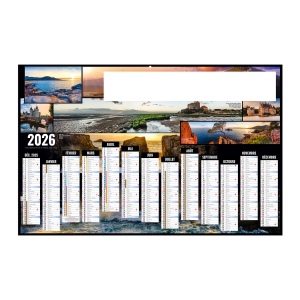 TOUR DE FRANCE 2026 - MAXI 650 x 405 mm - CC REMBORDE - DOS CUISINE - MARQUAGE 1 COULEUR - DIFFERENT RECTO VERSO - 2 OEILLETS CORDON