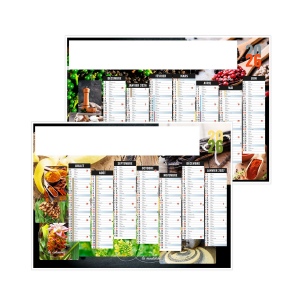 EPICES 2026 - STANDARD 550 x 405 mm - CC REMBORDE - MARQUAGE QUADRI - DIFFERENT RECTO VERSO - 1 TROU EN TETE