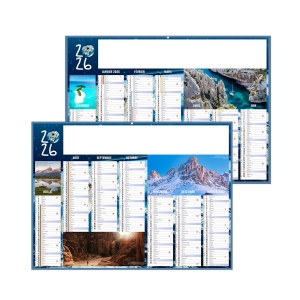 EXPEDITIONS 2026 - STANDARD 550 x 405 mm - CC REMBORDE - MARQUAGE QUADRI - DIFFERENT RECTO VERSO - 1 TROU EN TETE