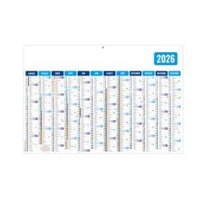 BASECO VERT 2026 - STANDARD 550 x 345 mm - CC REMBORDE - MARQUAGE QUADRI - 1 TROU EN TETE