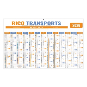 ECOMAX COULEURS 2026 RECTO SEUL - MAXI CC RIGIDE ECOMATIERE - 650x405MM - MARQUAGE QUADRI - 2 OEILLETS CORDON