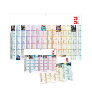 PICTURES 2026 - MAXI 650 x 405 mm - CC REMBORDE - DOS GUYANE - MARQUAGE QUADRI - IDENTIQUE RECTO VERSO - 1 TROU EN TETE