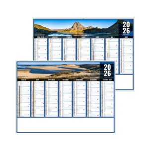 LIBERTE NOUVELLE-AQUITAINE 2026 - STANDARD 550 x 405 mm - CC REMBORDE - MARQUAGE QUADRI ET PHOTOS PERSONNALISEES - 1 TROU EN TETE