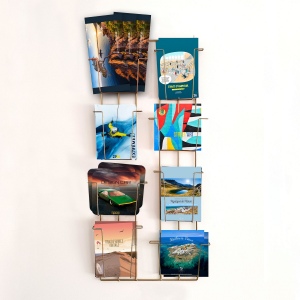 CARTE POSTALE - CARREE 140 x 140 mm - 380G SATIMAT - IMPRESSION QUADRI RECTO VERSO - PELLICULAGE MAT RECTO SEUL