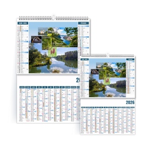 2EN1 - DEBIT 2026 - XXL 474 x 700 mm - MARQUAGE 1 COULEUR