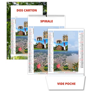 LEA 2026 - 6 FEUILLETS - BLOC ET DOS VIDE POCHE AGRAFES MARQUAGE QUADRI