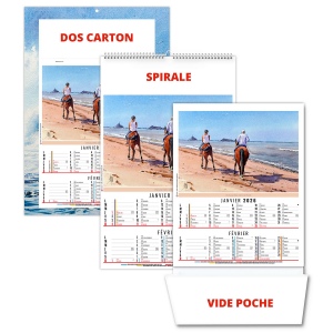 ZOE 2026 - 6 FEUILLETS - SPIRALE - MARQUAGE QUADRI