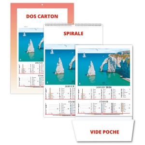 DIANE 2026 - 6 FEUILLETS - SPIRALE - MARQUAGE QUADRI