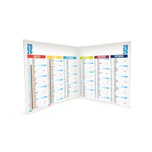 ORIGAMI CARRE ARLEQUIN 2026 - LEGER 400G - MARQUAGE QUADRI - IDENTIQUE RECTO VERSO