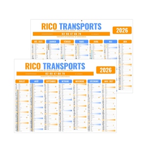 GAMECO COULEURS 2026 - MICRO 210 x 155 mm - LEGER 400G - MARQUAGE QUADRI - PAS DE TROU