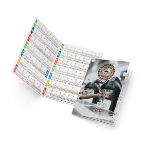 CALENDRIER DE POCHE CREATION 2026 - 110 x 156 mm - QUADRI RECTO VERSO - PAPIER 380g