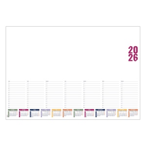 SM L HEBDO 2026 - SM 600 x 420 mm - 40 FEUILLETS