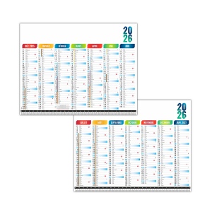 SOUS-MAIN SMP MESURE 2026 - 297X210MM QUADRI RECTO VERSO PLASTIFIE ENCAPSULE
