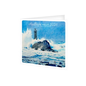 CARTE DE VOEUX - EMBRUN 2026  AVEC ENVELOPPE - QUADRI