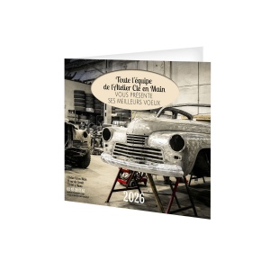 CARTE DE VOEUX CREATION AVEC ENVELOPPE 2026