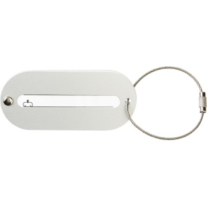 Etiquette de valise en aluminium Isa