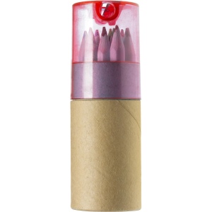 Tube cartonné de 12 crayons Terrence