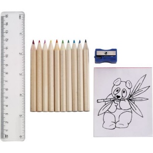 Set à dessin de 10 crayons Hilary