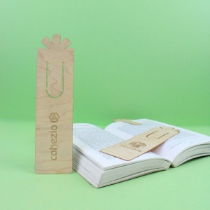 Marque page bois Laser