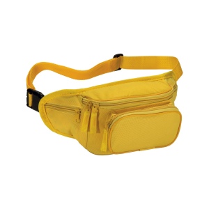 Sac banane en polyester 600D avec 5 poches et ceinture réglable avec fermeture à clip