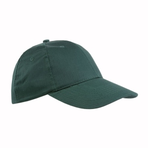 Casquette en coton/polyester, 6 panneaux, fermeture velcro