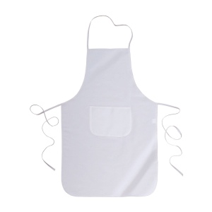 Tablier 30 % coton/70 % polyester (160g/m2), 60x92 cm avec poche frontale