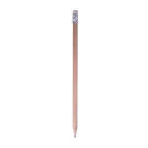 Crayon temp r e cylindrique avec gomme  (h 19cm)
