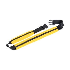 Sac banane slim en tissus spandex élastique, avec 2 poches et ceinture réglable