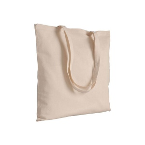 Sac Shopping en coton naturel, anses longues