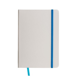 Bloc note avec élastique et feuille de papier à ligne