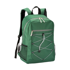 Sac à dos en polyester 600D avec 4 poches dont 2 latérales en filet