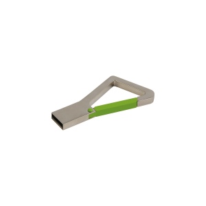 Clé USB 4 GB en métal avec mousqueton