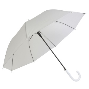 Parapluie automatique avec cadre en métal et poignée en plastique incurvée en PEVA