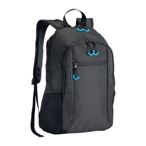 Sac à dos porte PC en dobby nylon avec 3 poches