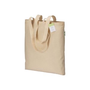 Tote-bag en coton bio 190 g/m2, anses longues