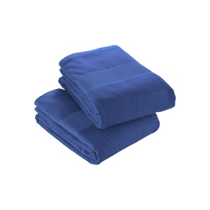 Serviette en éponge de coton avec bande imprimable