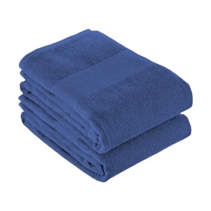 Serviette en éponge de coton avec bande imprimable