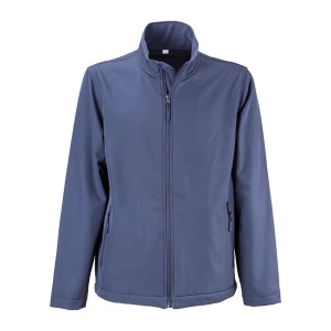 Veste softshell avec intérieur polaire, deux poches latérales et fermeture éclair