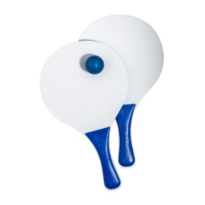 Set de raquettes de plage en MDF avec balle