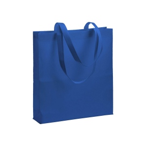 Tote bag thermosoudé en R-pet  80 g/ m2 avec soufflet