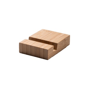 Support en bambou pour téléphone portable