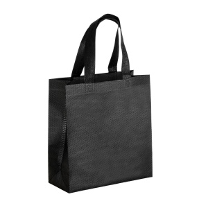 Sac de shopping en PET recyclé 80 g/m2 thermosoudé (TNT R-PET)