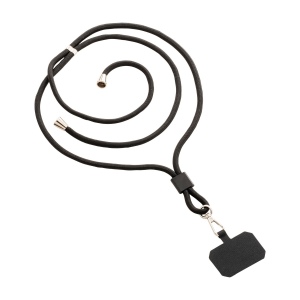 Lanière en polyester pour téléphone portable avec étiquette à personnaliser
