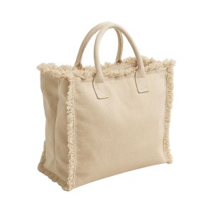 Sac en coton de 450 g/m2. Dote d'une fermeture zippee et d'une poche interieure
