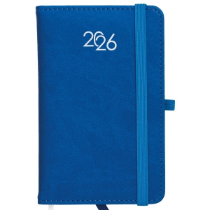 Agenda de poche hebdomadaire 2026, couverture rigide en PU thermocollé avec piqûres