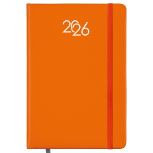 Agenda journalier 2026 avec couverture rigide en PU