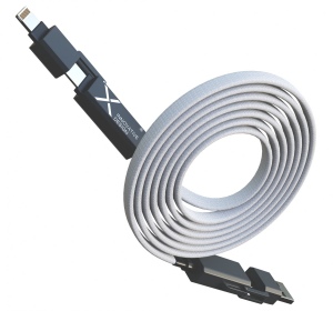 Câble blanc plat magnétique 60W (Stock)